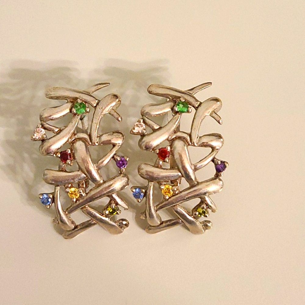 Sterling silver earrings .925